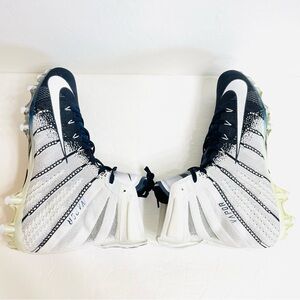 Nike Vapor Untouchable 3 Elite Flyknit Size 11.5 White Midnight Navy AO3006-101